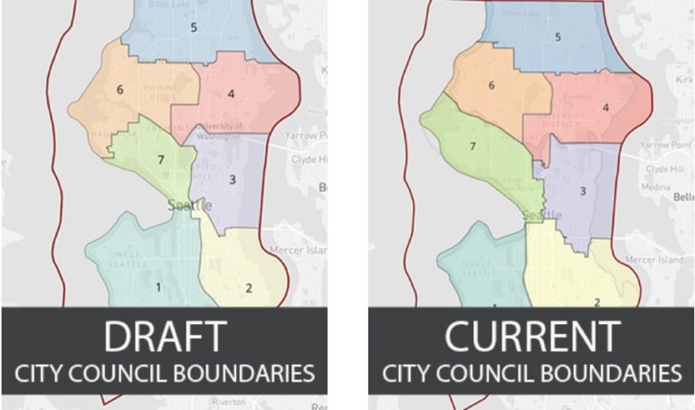 Seattle Redistricting Commission seeks public comment on draft map of ...